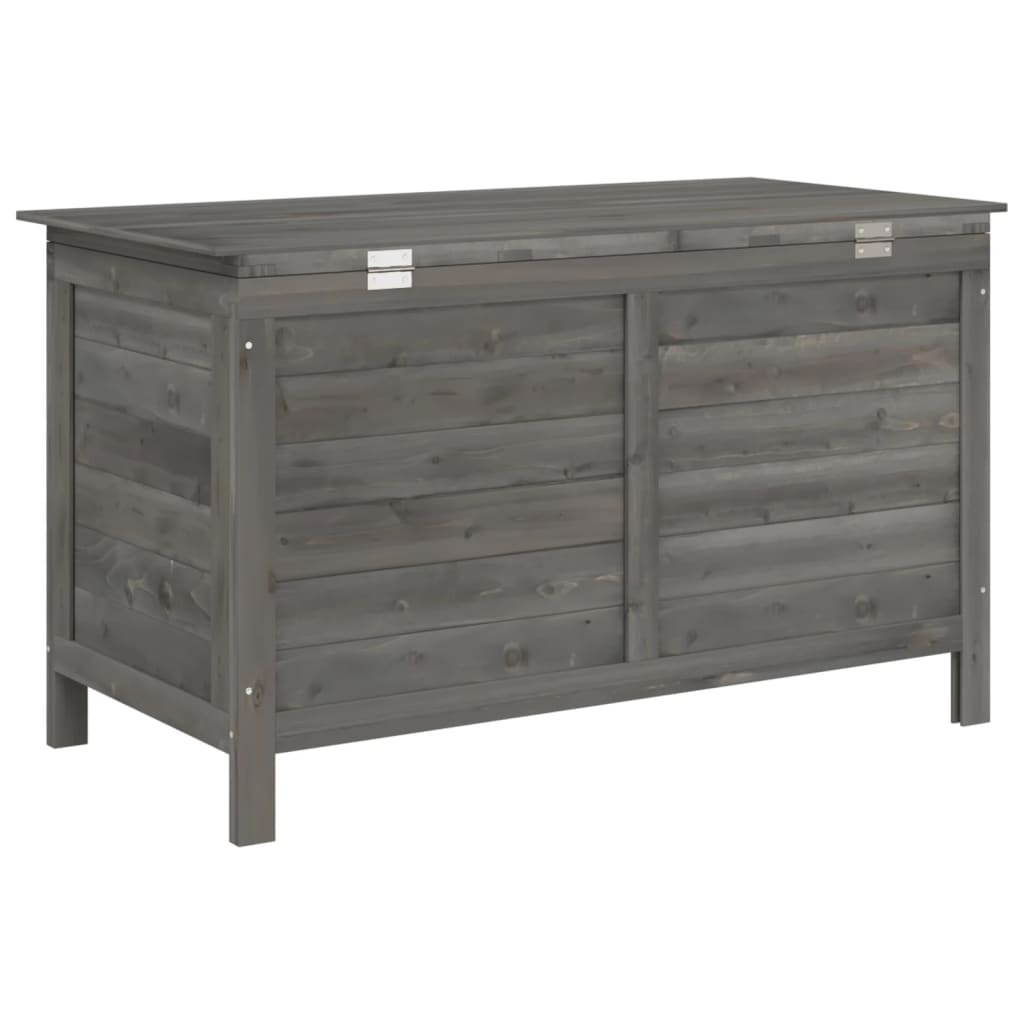 Contenitore da Giardino Antracite 99x49,5x58,5cm Massello Abete - homemem39