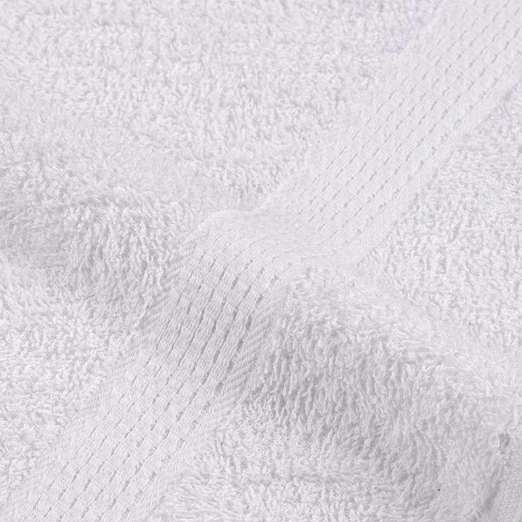 Asciugamani 2 pz Bianchi 50x100 cm 360 g/m² 100% Cotone - homemem39