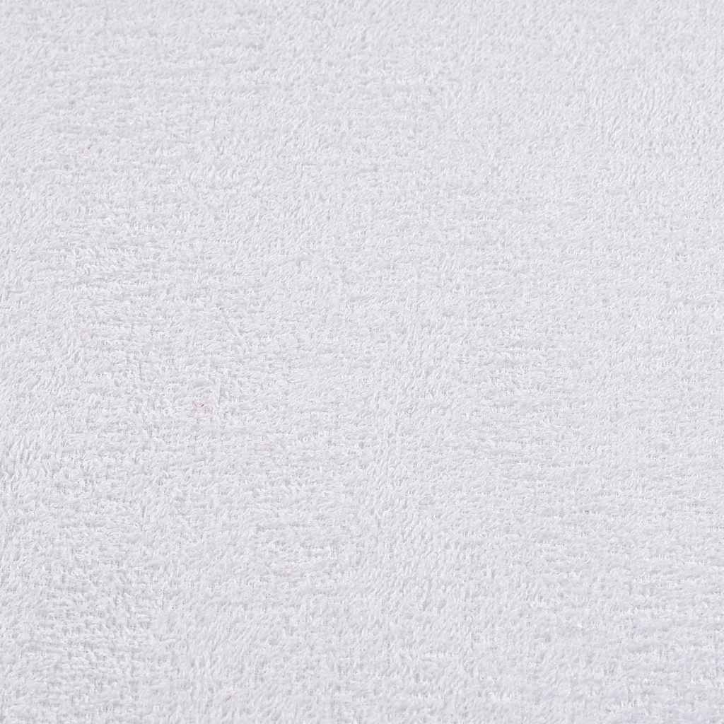 Asciugamani Doccia 4 pz Bianchi 70x140 cm 360 g/m² 100% Cotone