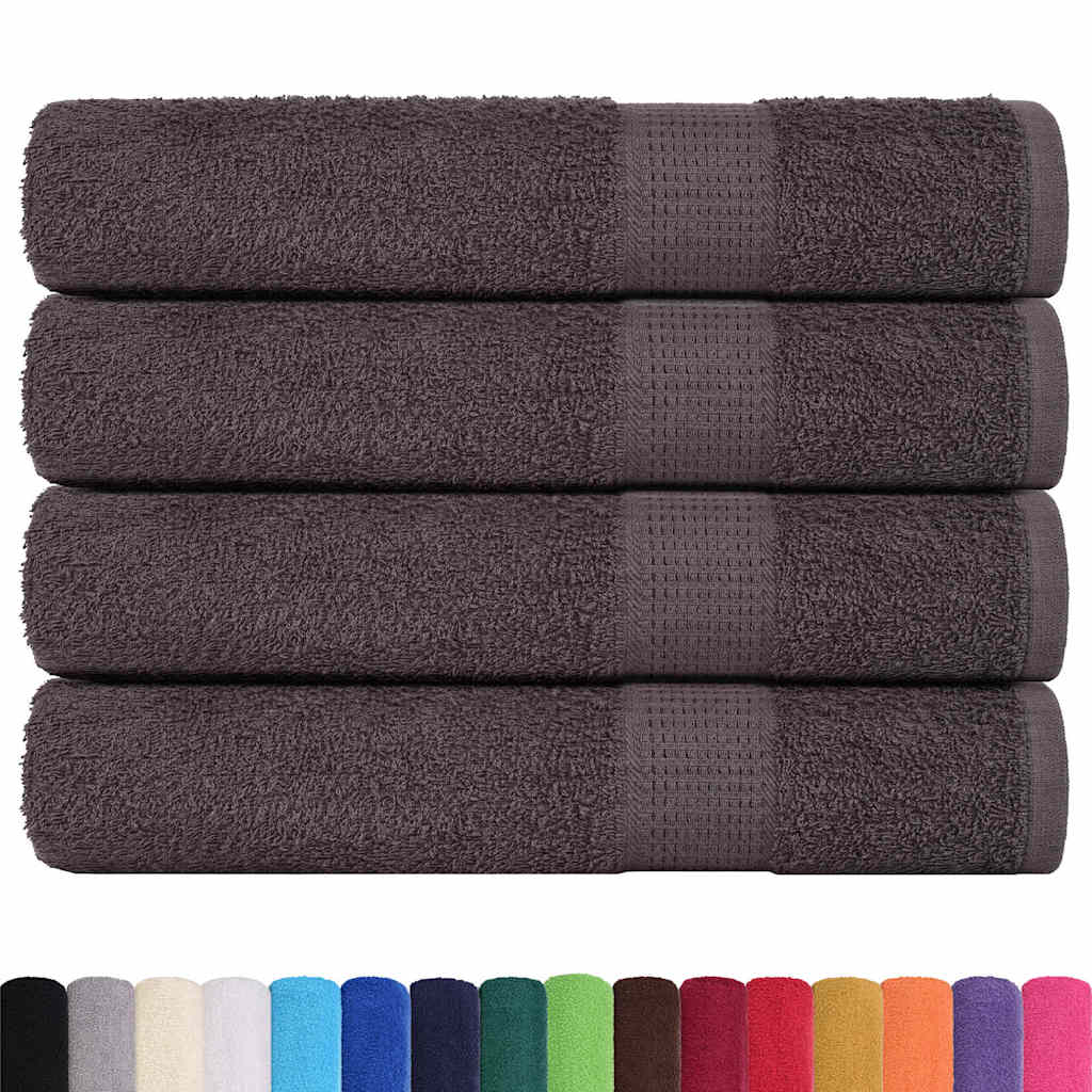 Asciugamani per Sauna 4 pz 80x200 cm 360 g/m² 100% Cotone - homemem39