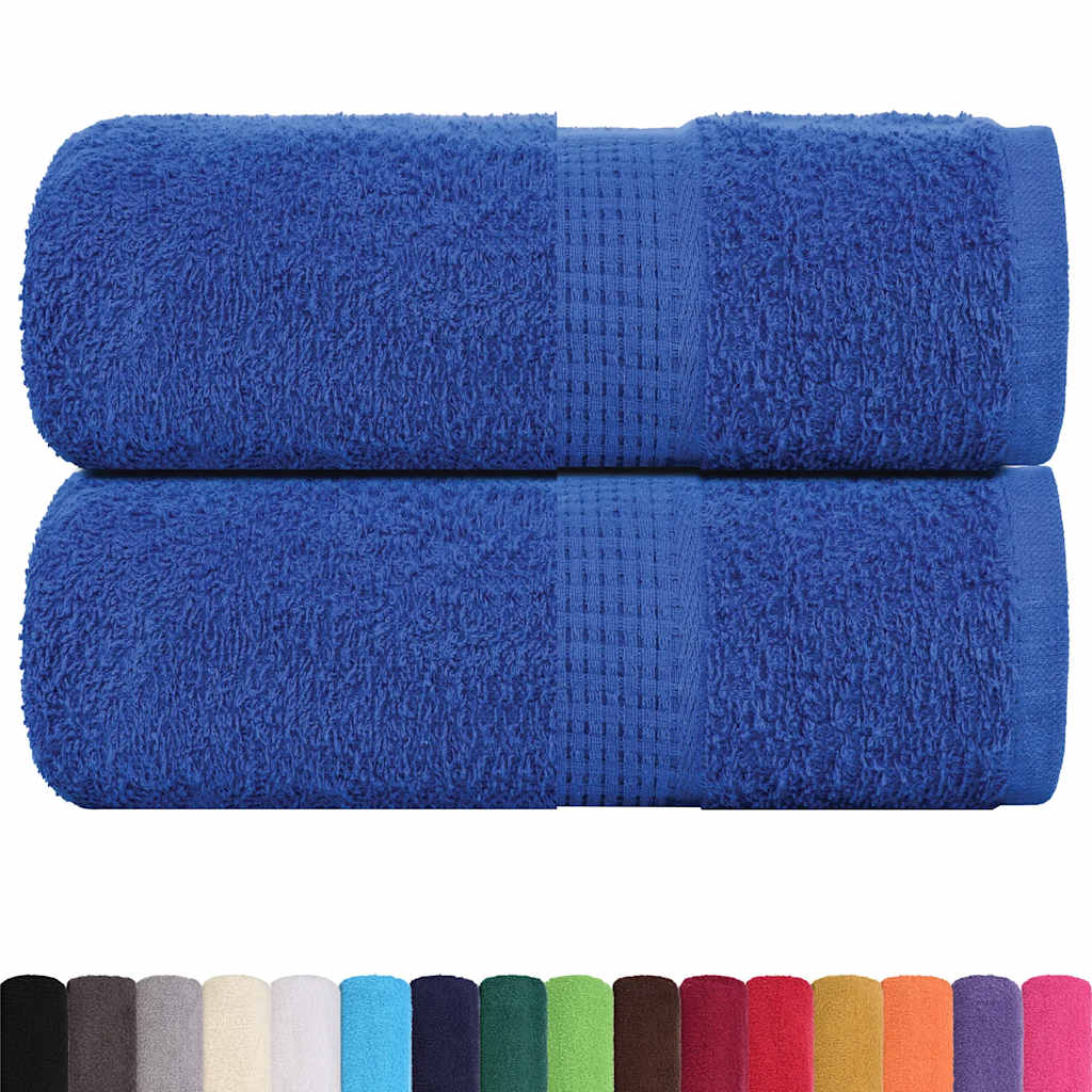 Asciugamani da bagno 2 pz FROGN Blu 30x30 cm 100% Cotone - homemem39