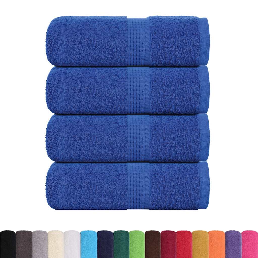 Asciugamani da bagno 4 pz FROGN Blu 30x30 cm 100% cotone - homemem39