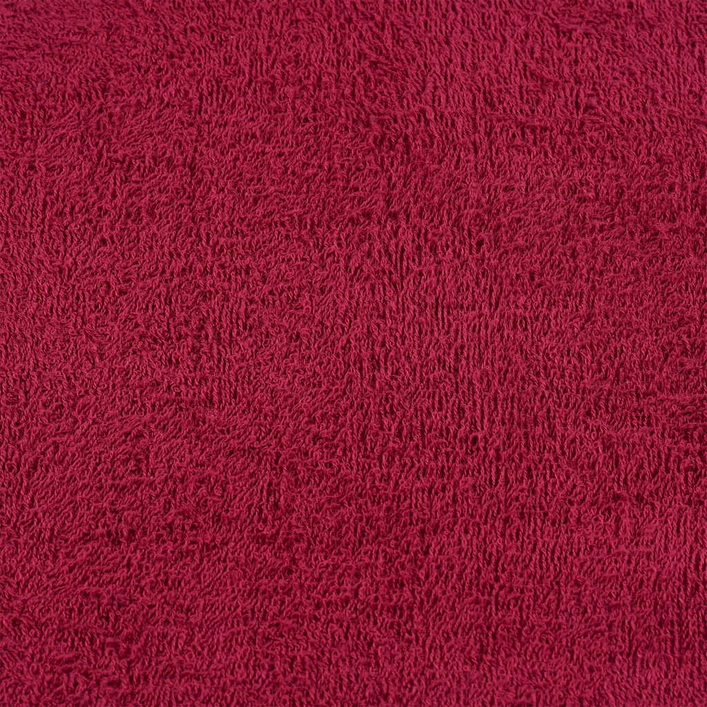 Asciugamani 2 pz Bordò 50x100 cm 360 g/m² 100% Cotone