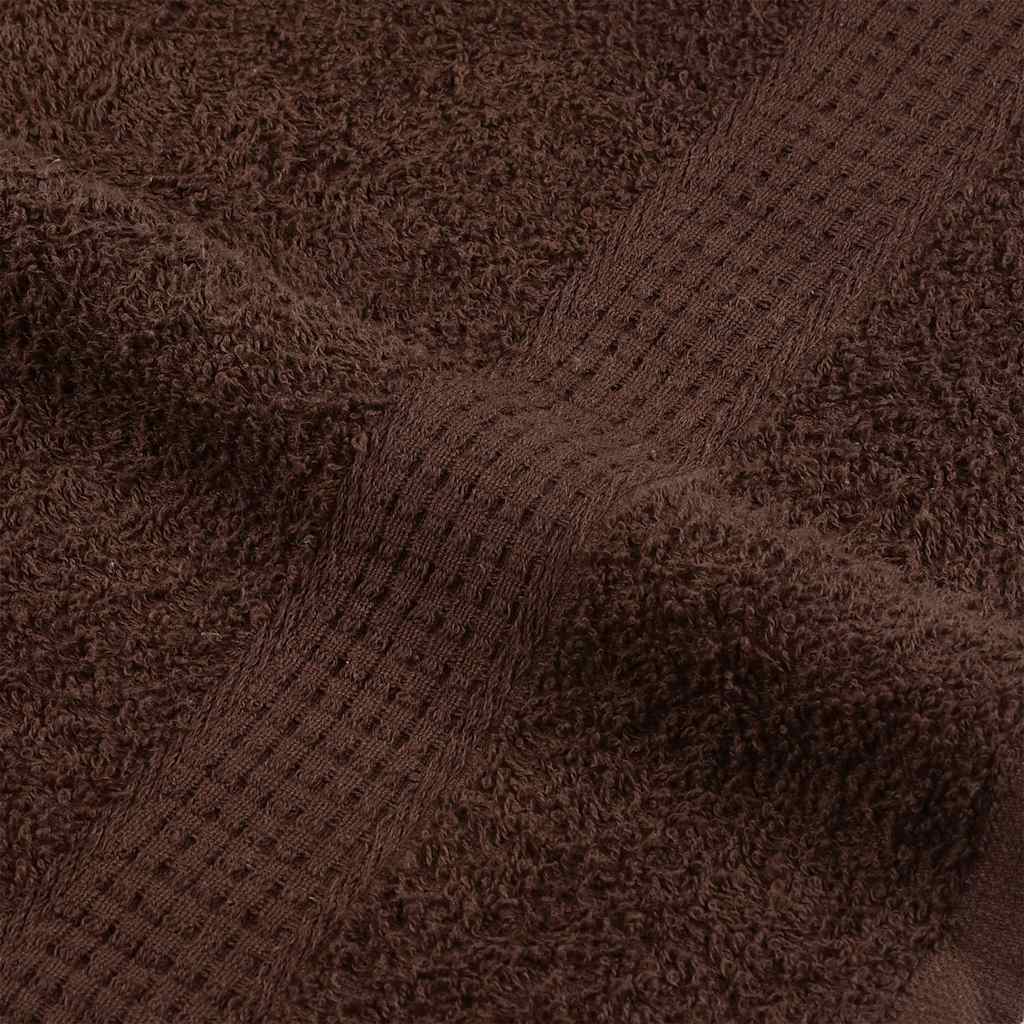 Asciugamani FROGN 2 pz Marrone 100x200 cm 360 g/m² | homemem39