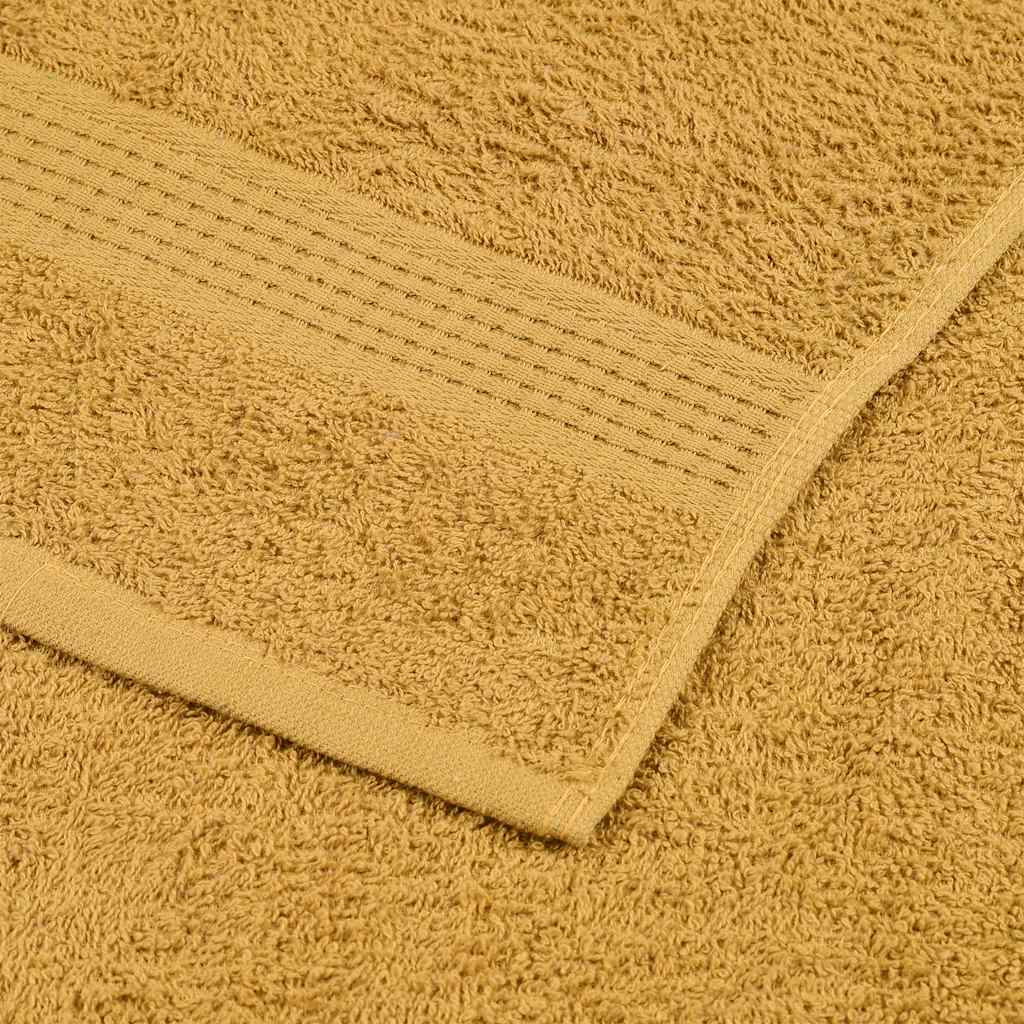 Asciugamani FROGN 2 pz Oro 30x30 cm 360 g/m² | homemem39