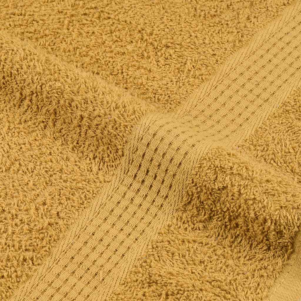 Asciugamani da doccia FROGN 2 pz Oro 70x140 cm 360 g/m² | homemem39