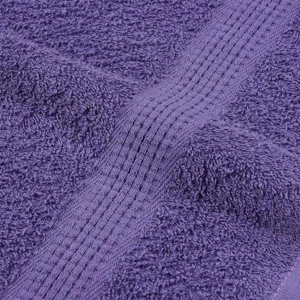 Asciugamani da doccia FROGN 4 pz Viola 70x140 cm 360 g/m² | homemem39
