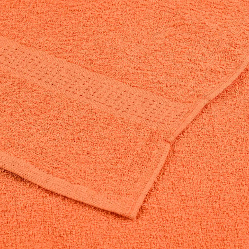 Asciugamani da bagno 4 pz FROGN Arancione 30x30 cm 100% Cotone - homemem39