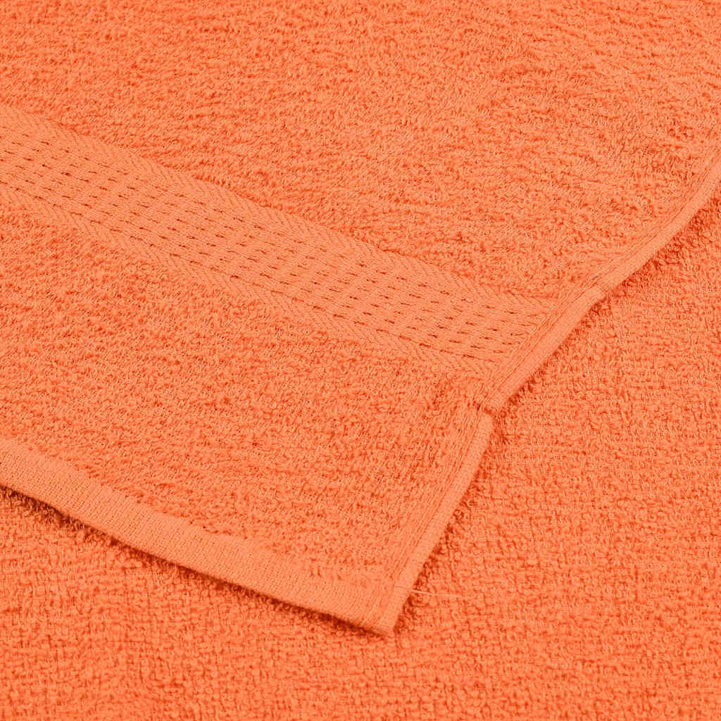 Asciugamani da bagno 10 pz FROGN Arancione 30x30 cm 100% Cotone - homemem39