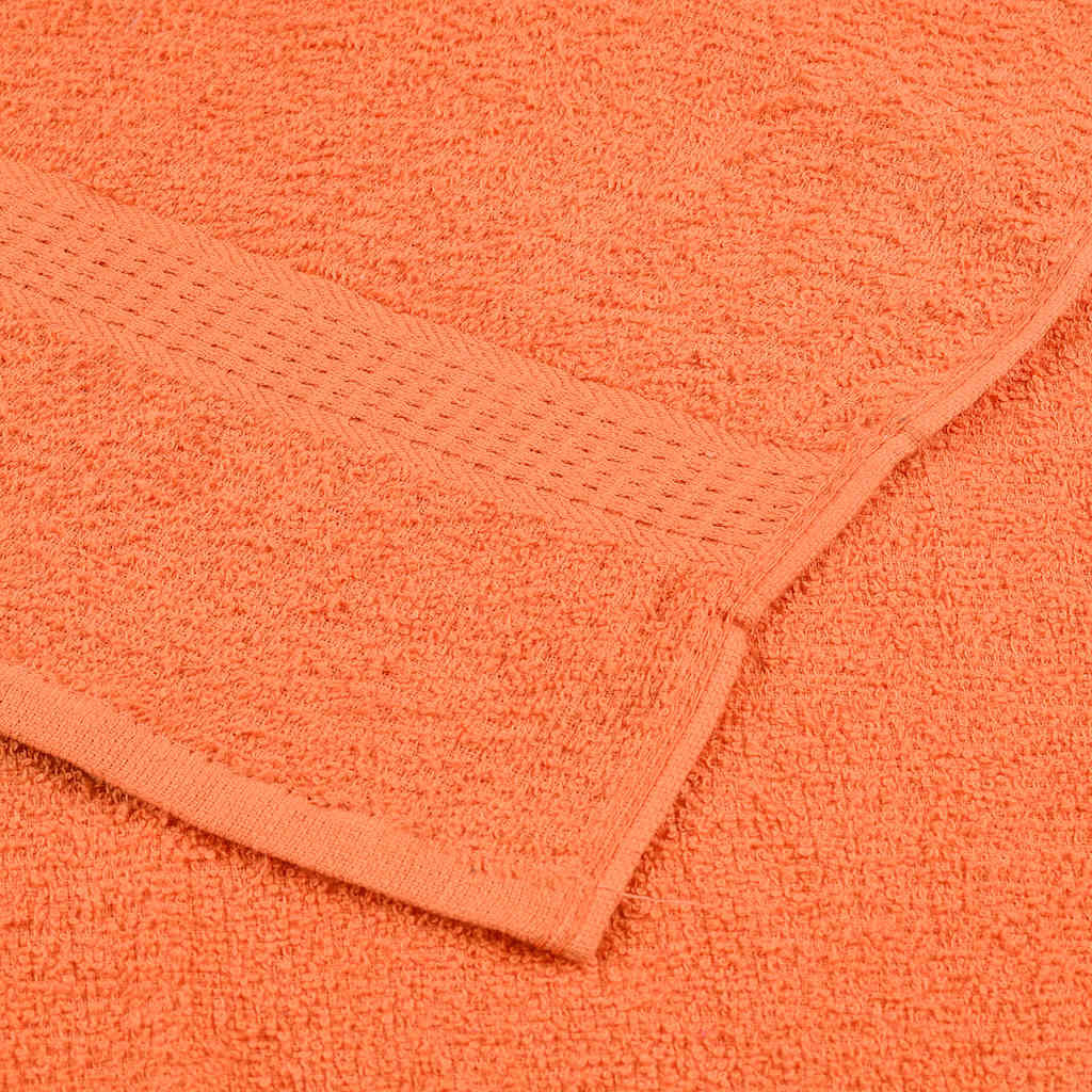 Asciugamani 10 pz Arancioni 50x100 cm 360 g/m² 100% Cotone - homemem39
