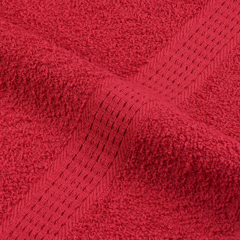 Asciugamani FROGN 10 pz Rosso 50x100 cm 360 g/m²