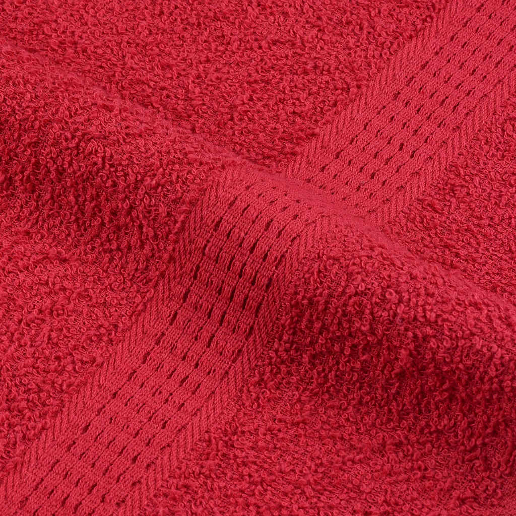 Asciugamani da doccia FROGN 10 pezzi Rosso 70x140 cm 360 g/m² | homemem39