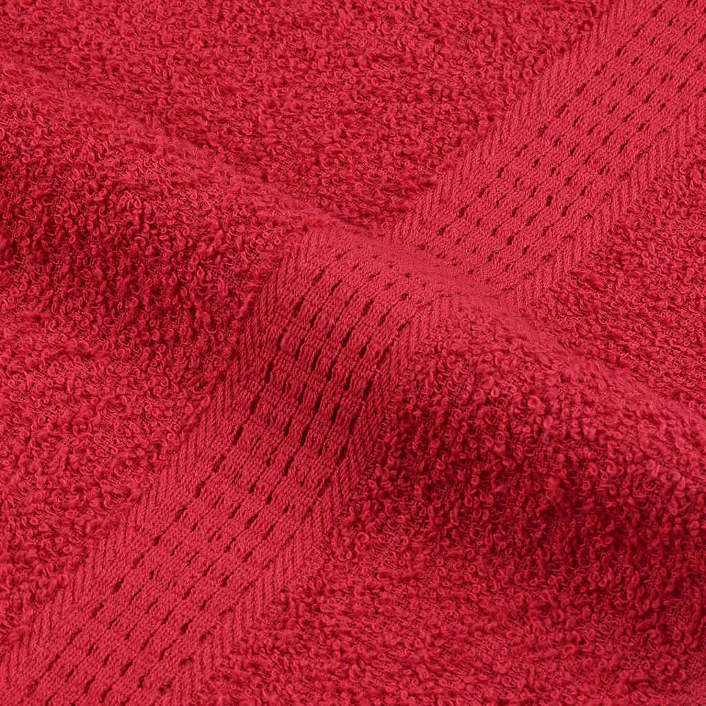 Asciugamani FROGN 4 pz Rosso 100x200 cm 360 g/m² | homemem39