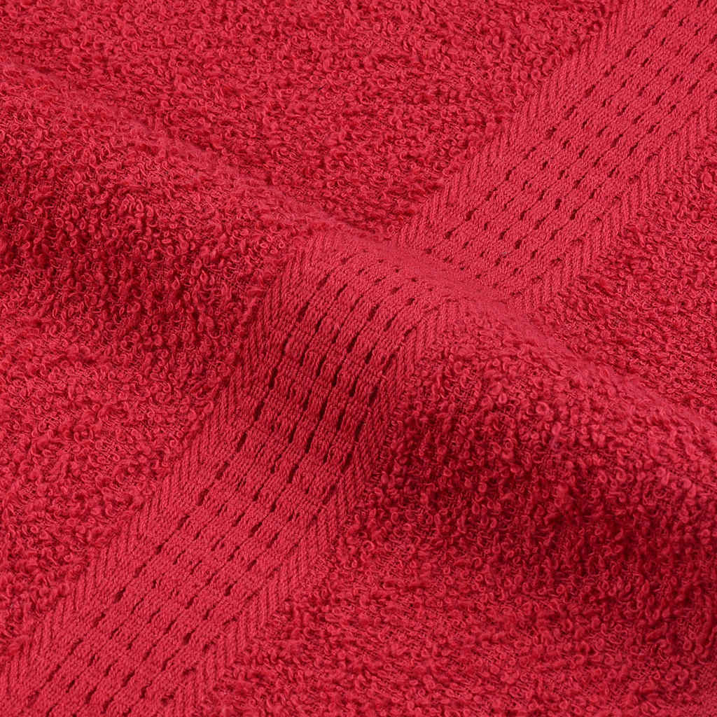 Asciugamani 10 pz Rossi 100x200 cm 360 g/m² 100% Cotone - homemem39