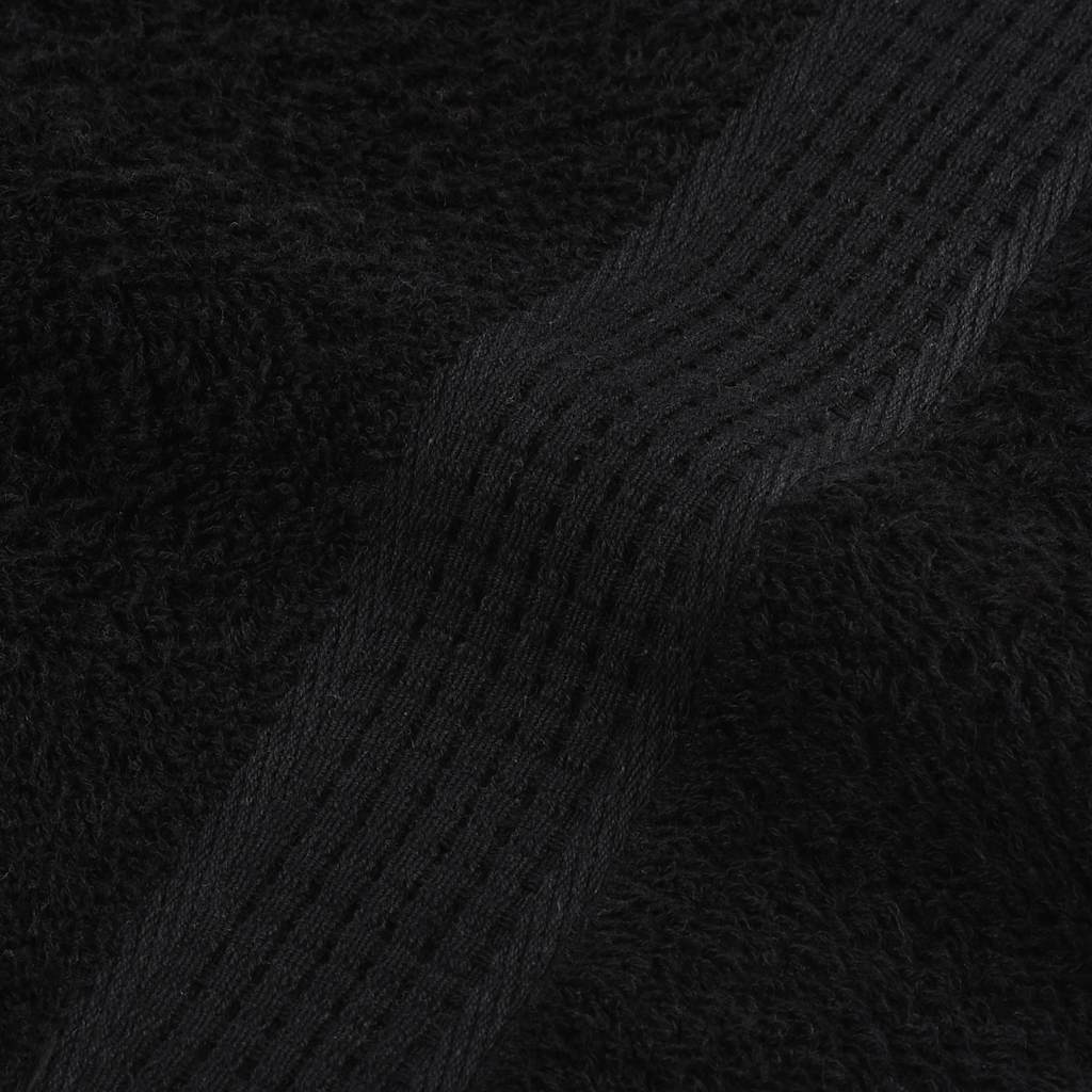 Asciugamani da bagno FROGN 10 pz Nero 100x150 cm 360 g/m² | homemem39