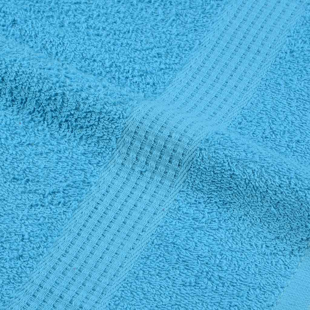 Asciugamani da bagno 2 pz FROGN Turchese 30x30 cm 100% cotone