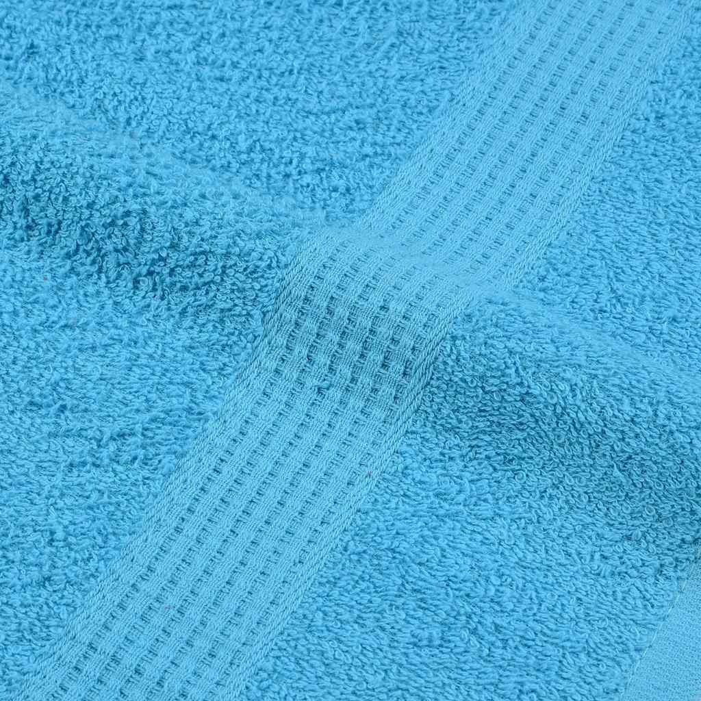 Asciugamani da doccia FROGN 10 pz Turchese 70x140 cm 360 g/m² | homemem39