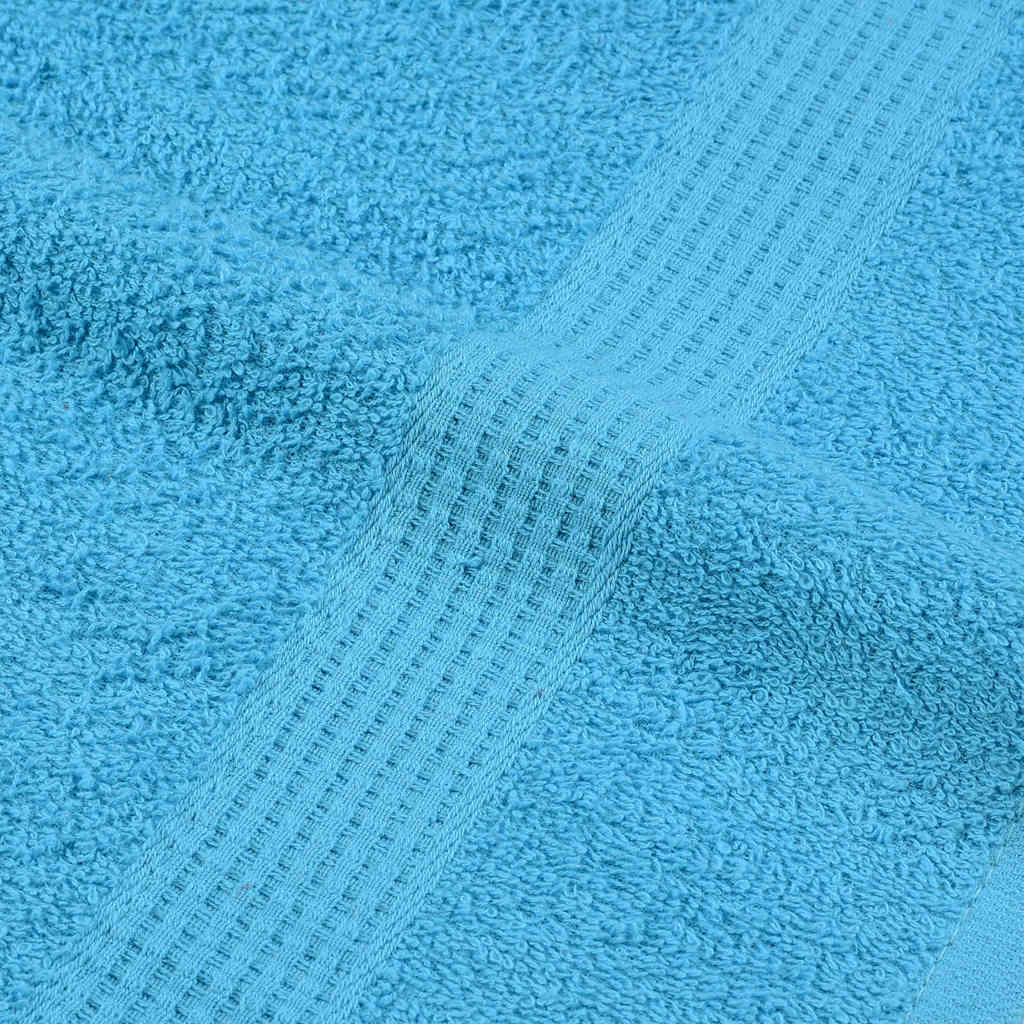Asciugamani FROGN 10 pz Turchese 100x200 cm 360 g/m² | homemem39