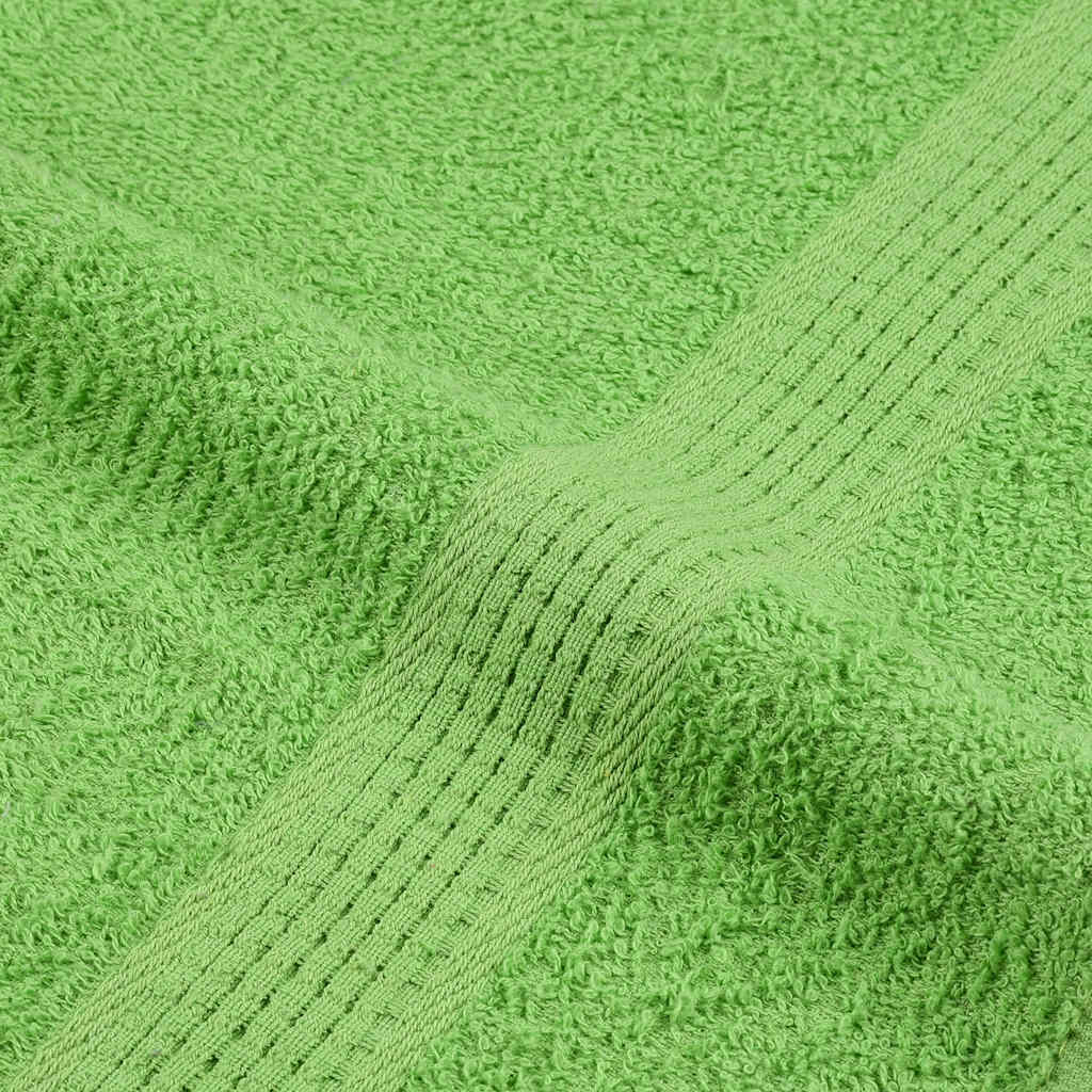 Asciugamani Doccia 2 pz Verde Mela 70x140cm 360g/m² 100% Cotone - homemem39