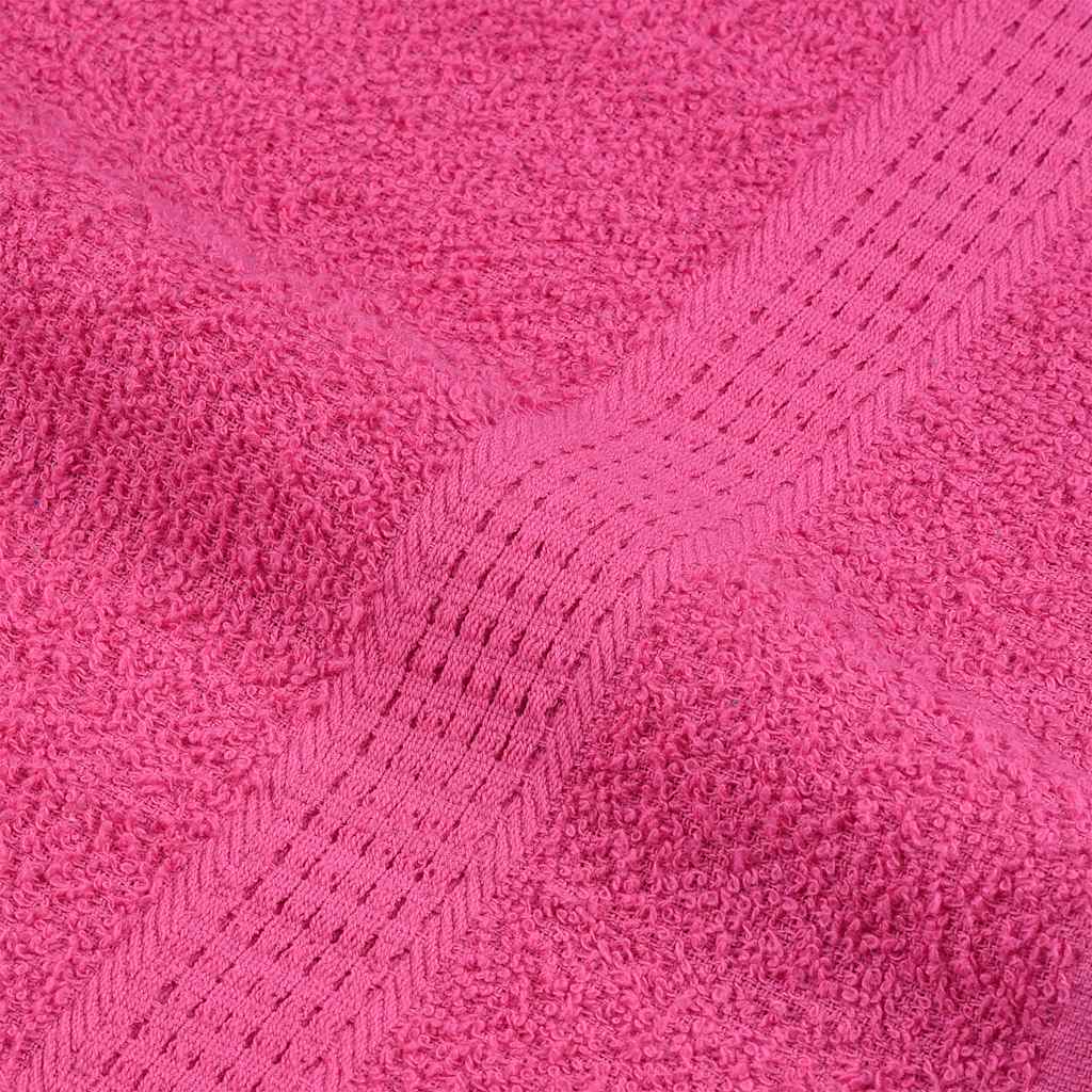 Asciugamani 2 pz Rosa 100x200 cm 360 g/m² 100% Cotone