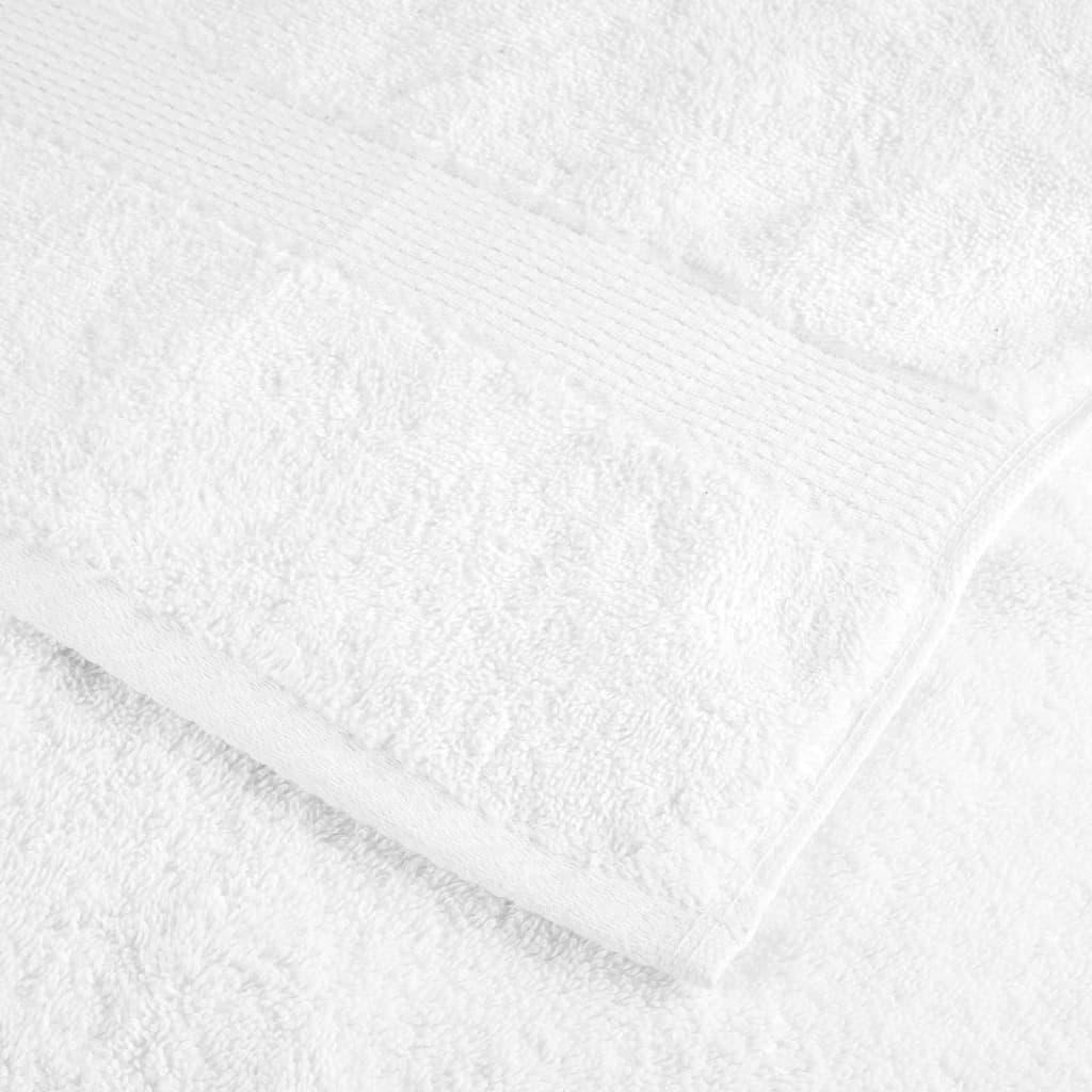 Asciugamani Premium SOLUND 2 pz Bianco 30x30 cm 600 g/m² - homemem39