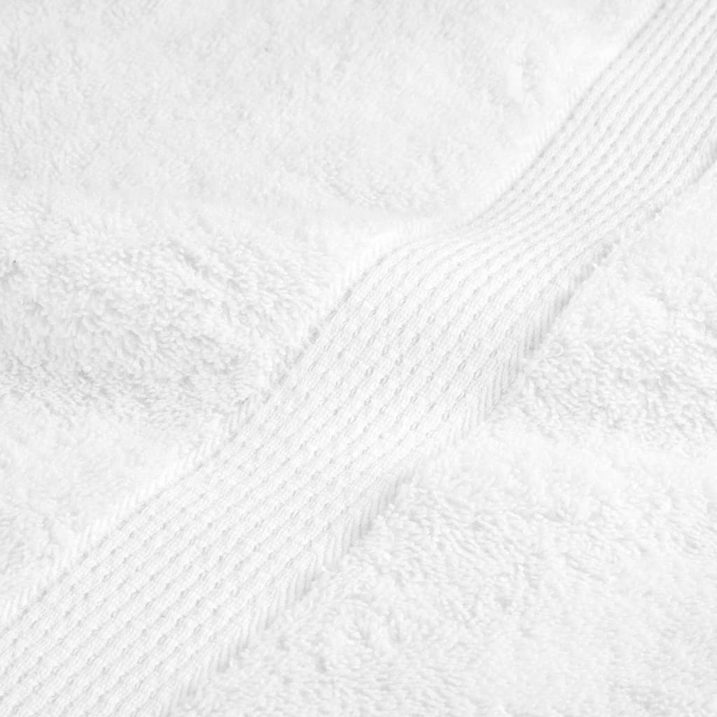 Asciugamani Premium SOLUND 2 pz Bianco 30x30 cm 600 g/m² | homemem39