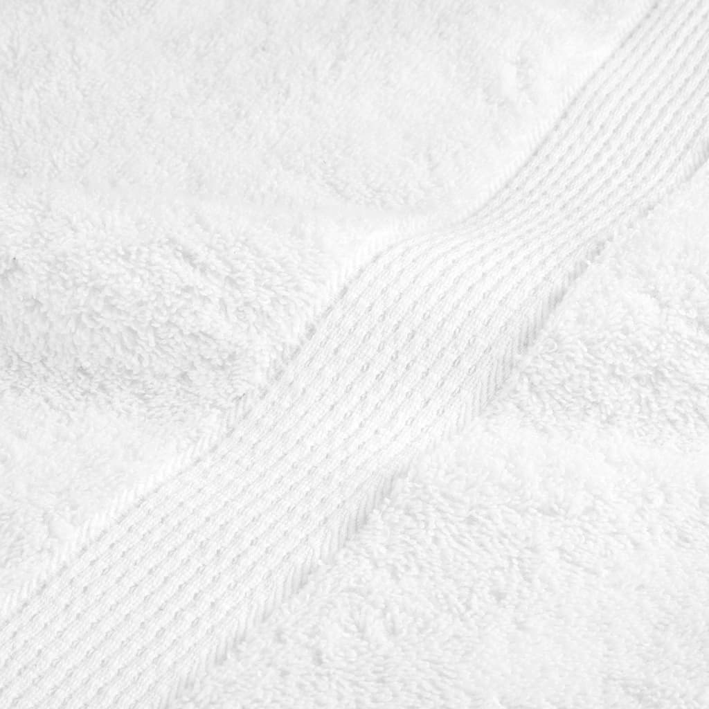 Asciugamani per ospiti Premium SOLUND 2 pz Bianco 30x50 cm 600 g/m² | homemem39