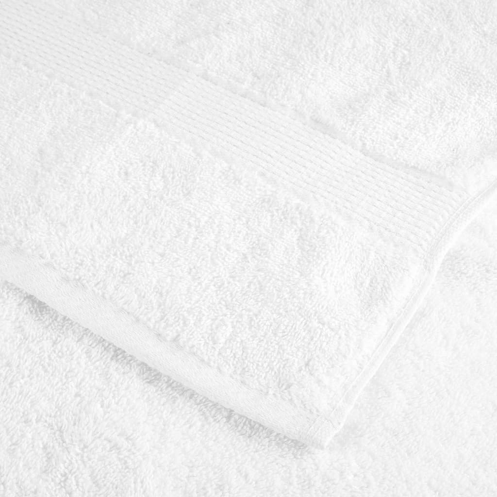 Asciugamani Ospiti SOLUND 50 pz Bianchi 30x50 cm 600gsm - homemem39