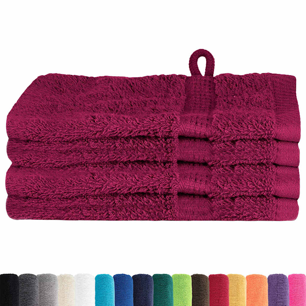 a Panni per il viso SOLUND 4 pcs Bordò Cotone