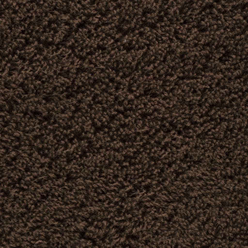 Asciugamani Premium SOLUND 4 pz Marrone 30x30 cm 600 g/m² - homemem39