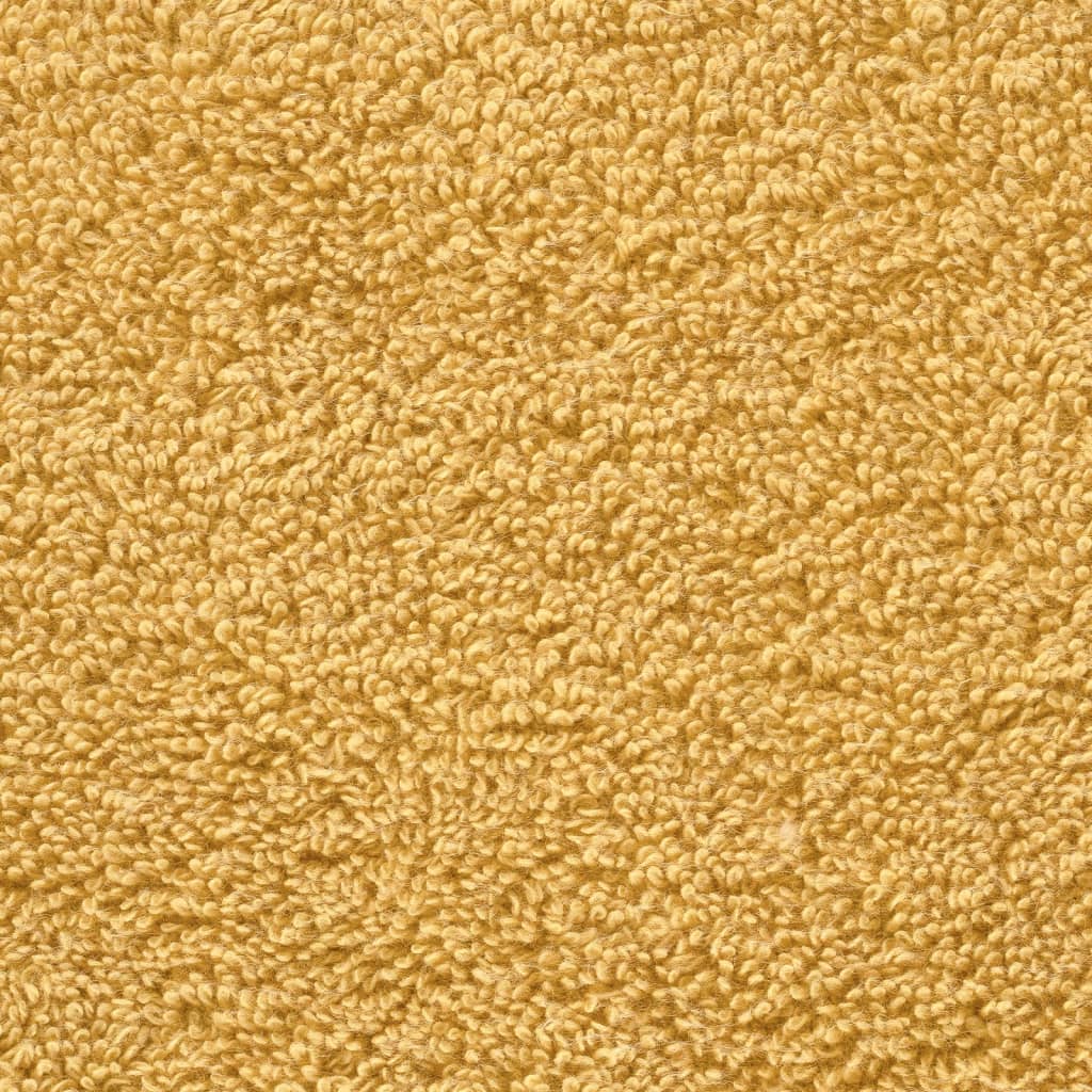 Asciugamani Premium SOLUND 10 pz Oro 50x100 cm 600 g/m²