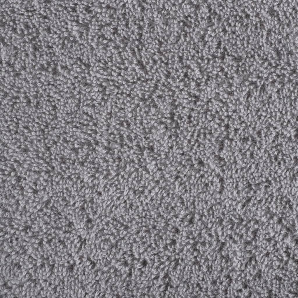 Asciugamani Premium SOLUND 2 pz Grigio 30x30 cm 600 g/m² | homemem39