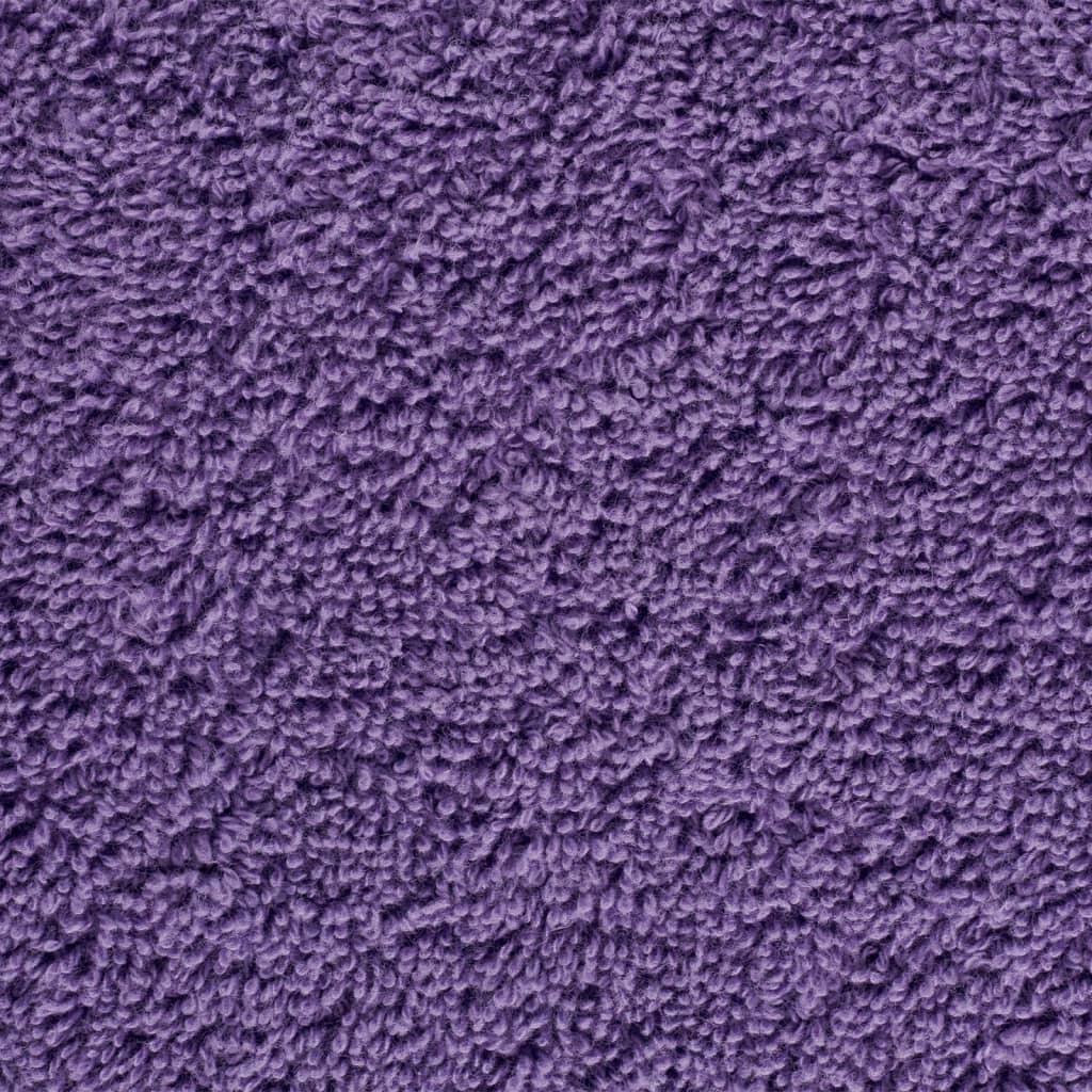 Asciugamani Premium SOLUND 4 pz Viola 50x100 cm 600 g/m² - homemem39