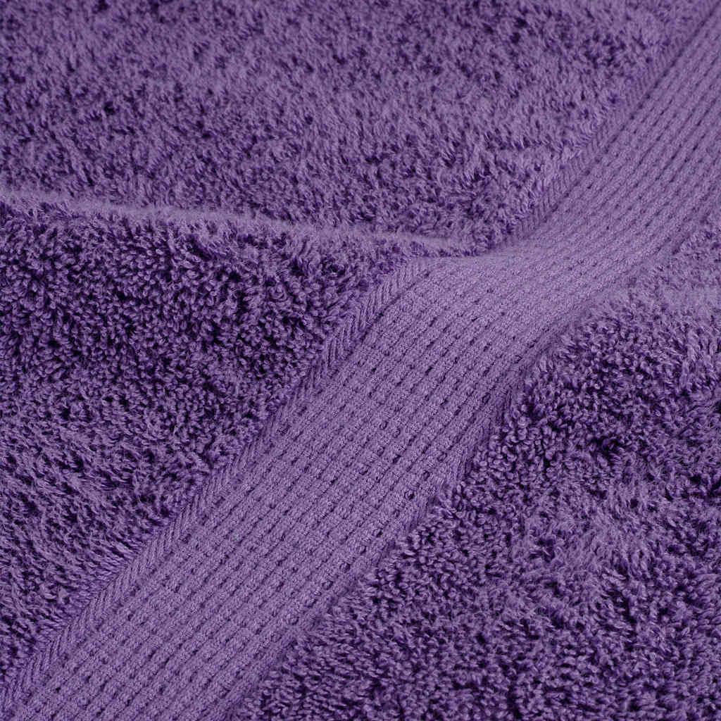 Asciugamani Premium SOLUND 4 pz Viola 100x200 cm 600 g/m² | homemem39
