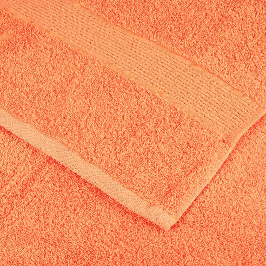 Asciugamani SOLUND 4 pz Arancioni 50x100 cm 600 g/m² - homemem39