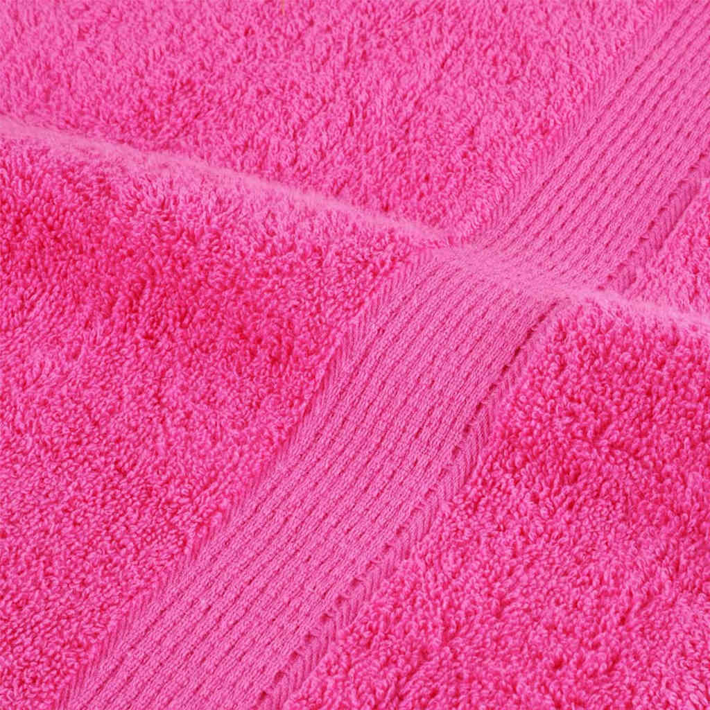 Asciugamano per Ospiti SOLUND 4 pz Rosa 15 x 21 cm 550 gsm | homemem39
