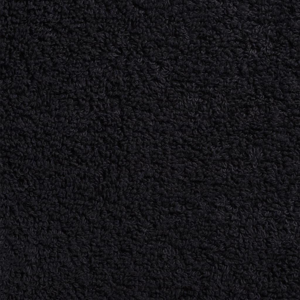 Set ASciugamani SOLUND 8 pz Neri 600 gsm - homemem39