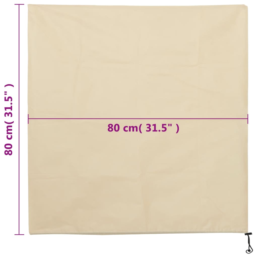Coperture con Coulisse per Piante 4pz 70 g/m² 0,8x0,8 m - homemem39