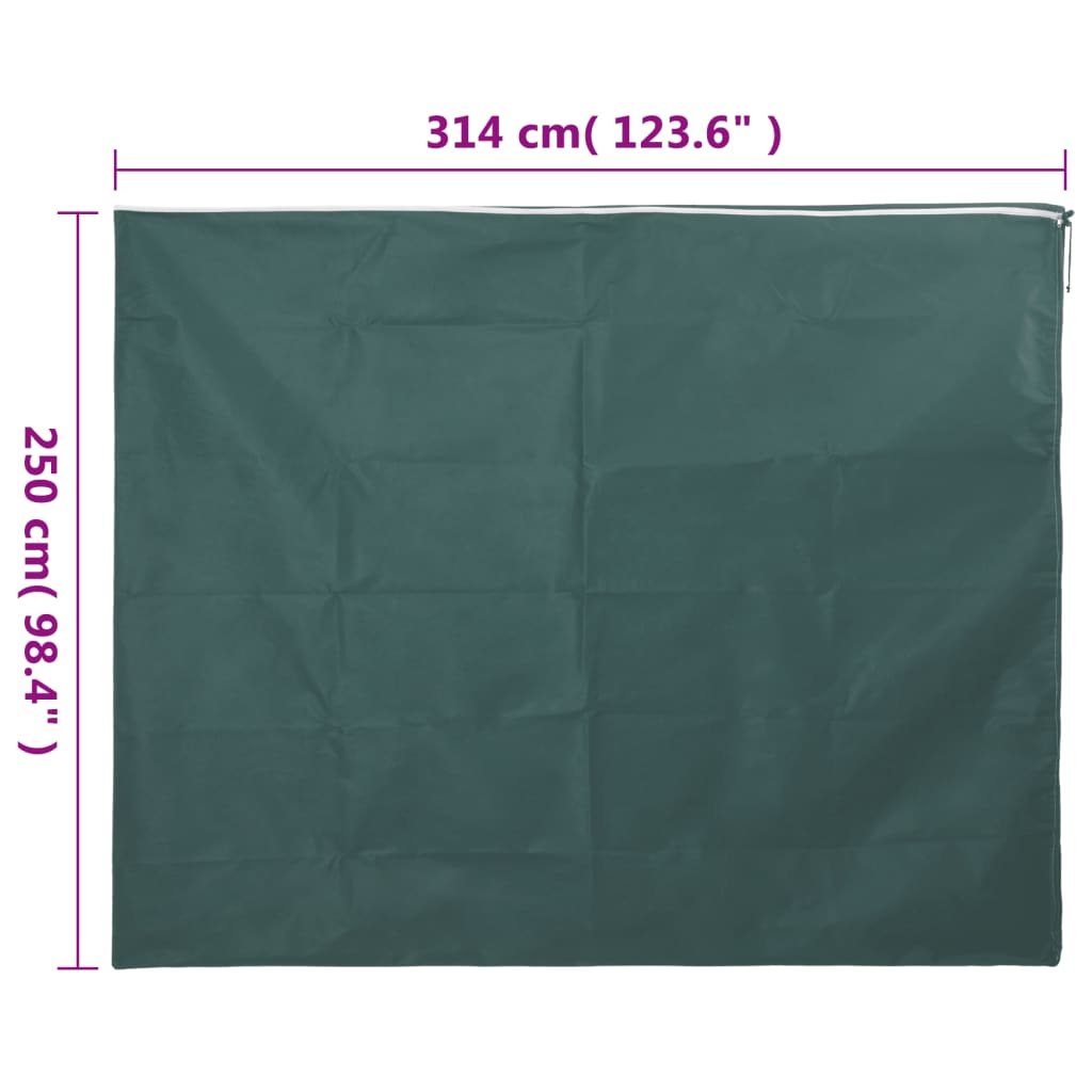Copertura con Cerniera per Piante 70 g/m² 3,14x2,5 m | homemem39