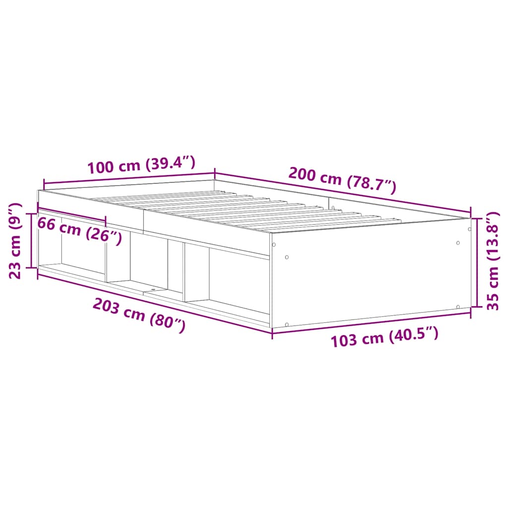 Giroletto Rovere Marrone 100x200 cm | homemem39