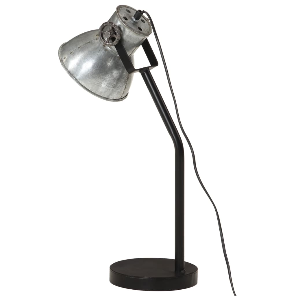 Lampada da Scrivania 25 W Argento Vintage 17x17x60 cm E27