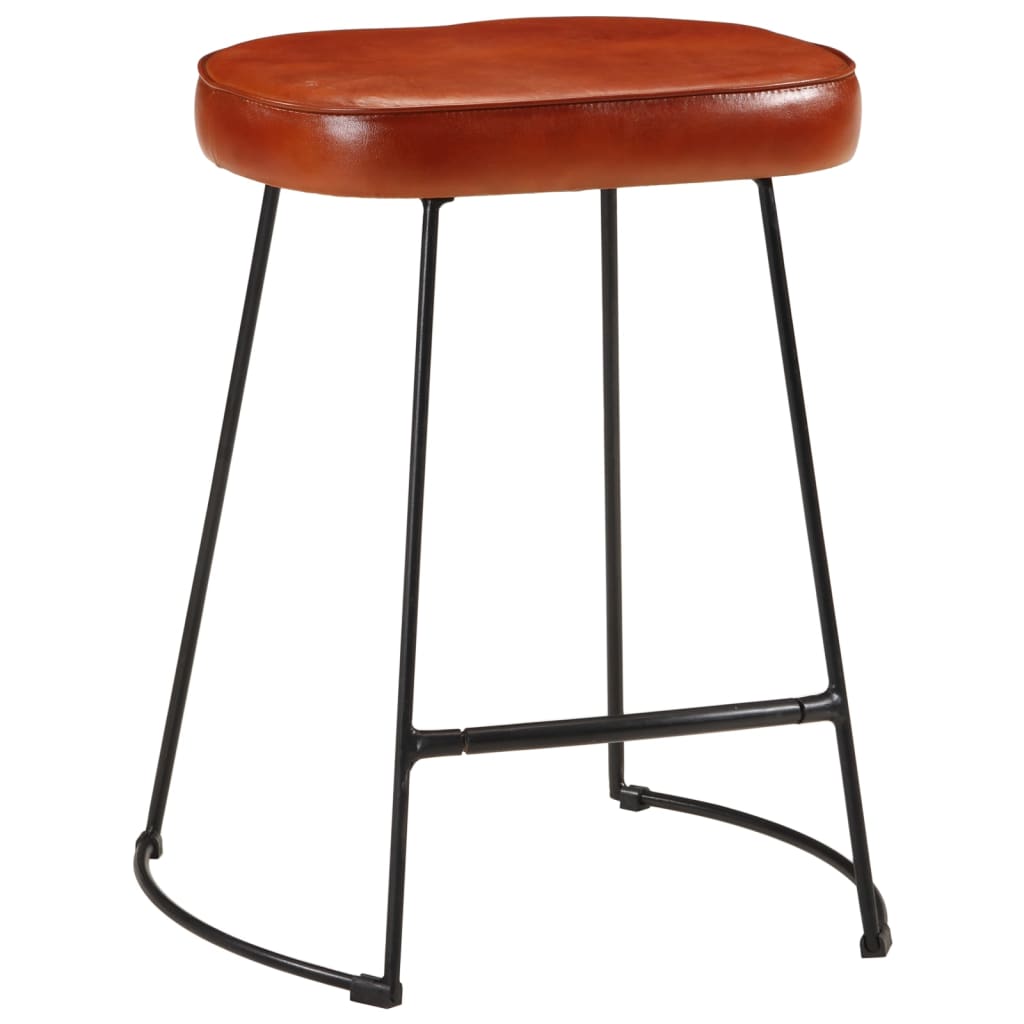 Sgabelli da Bar 2 pz Marrone Scuro 40x29,5x53 cm - homemem39