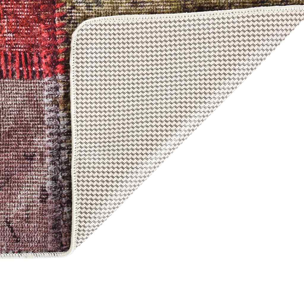 Tappeto Lavabile Patchwork Multicolore 120x170 cm Antiscivolo - homemem39