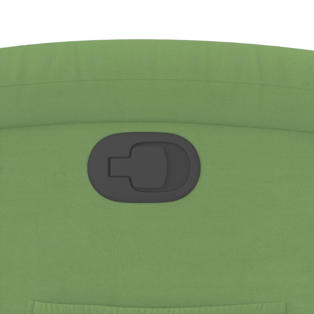 Poltrona Alzapersona Reclinabile Verde Chiaro in Velluto