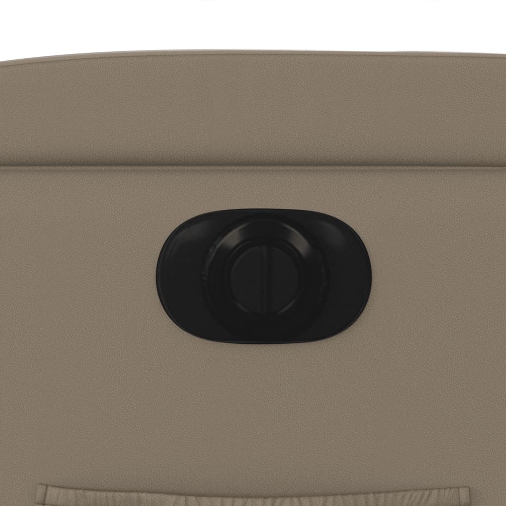 Poltrona Reclinabile Elettrica Cappuccino in Similpelle - homemem39