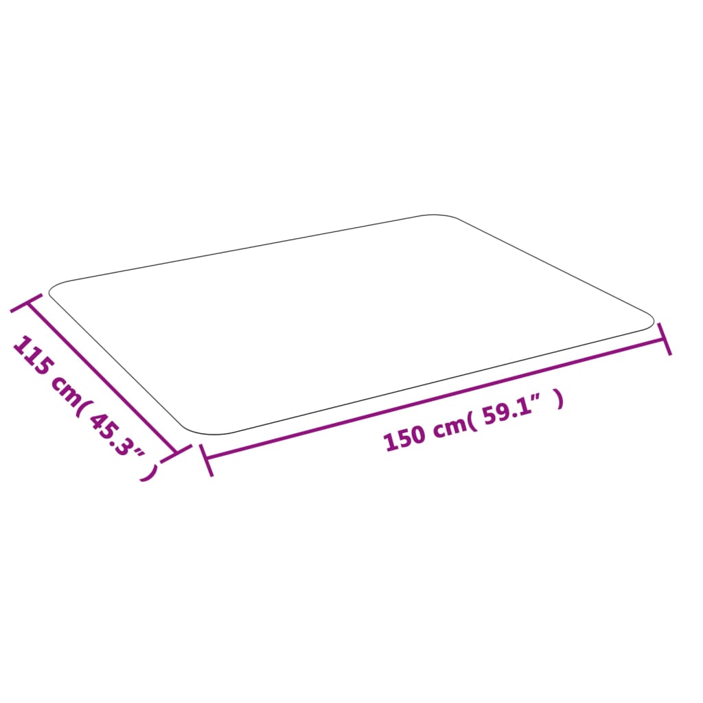 Tappetino per Laminato o Moquette 150x115 cm in PVC | homemem39