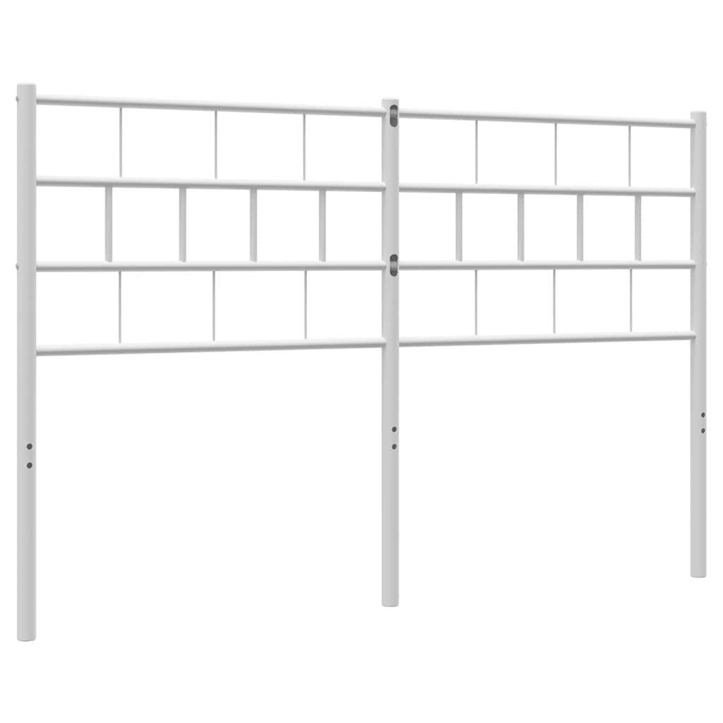 Testiera in Metallo Bianco 150 cm