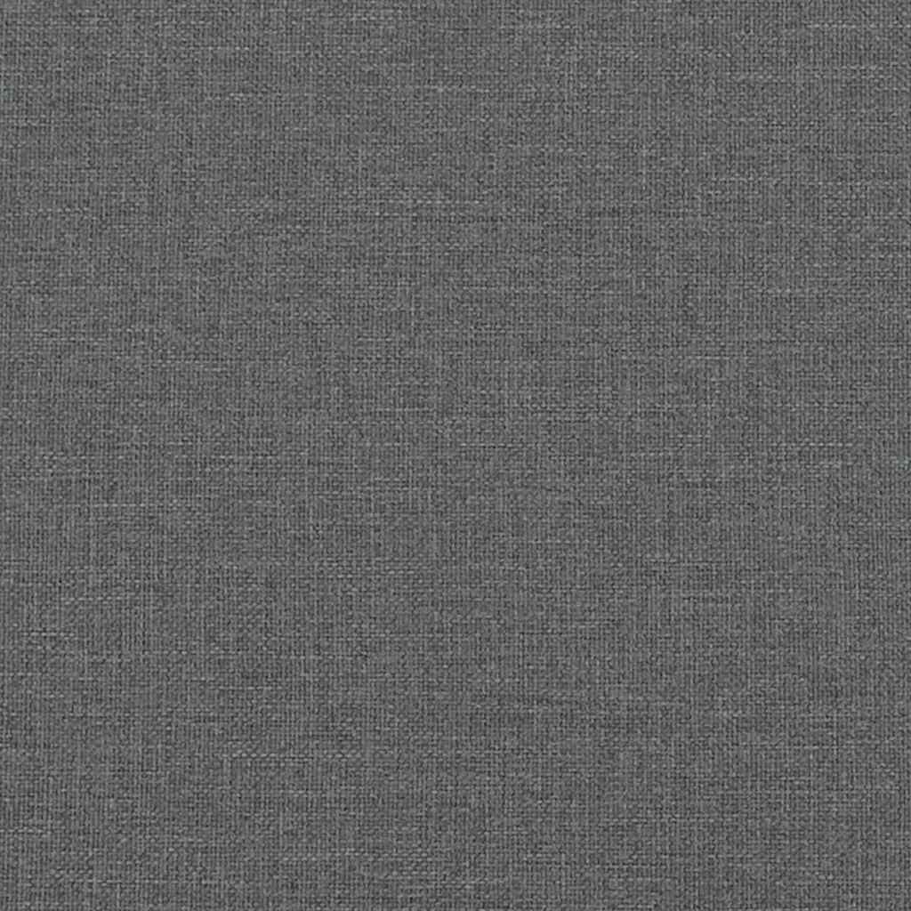 Panca con Cuscini Grigio Scuro 113x64,5x75,5 cm in Tessuto - homemem39