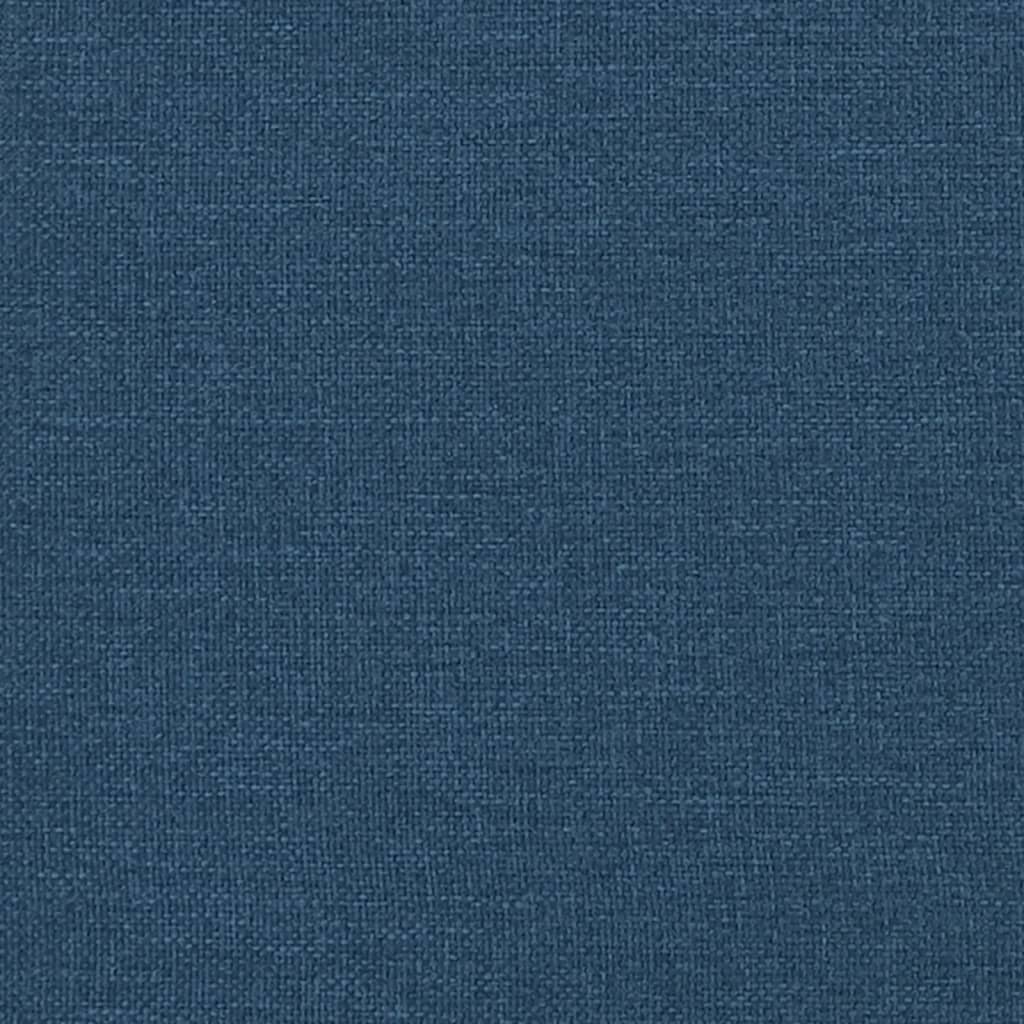 Panca con Cuscini Blu 113x64,5x75,5 cm in Tessuto - homemem39