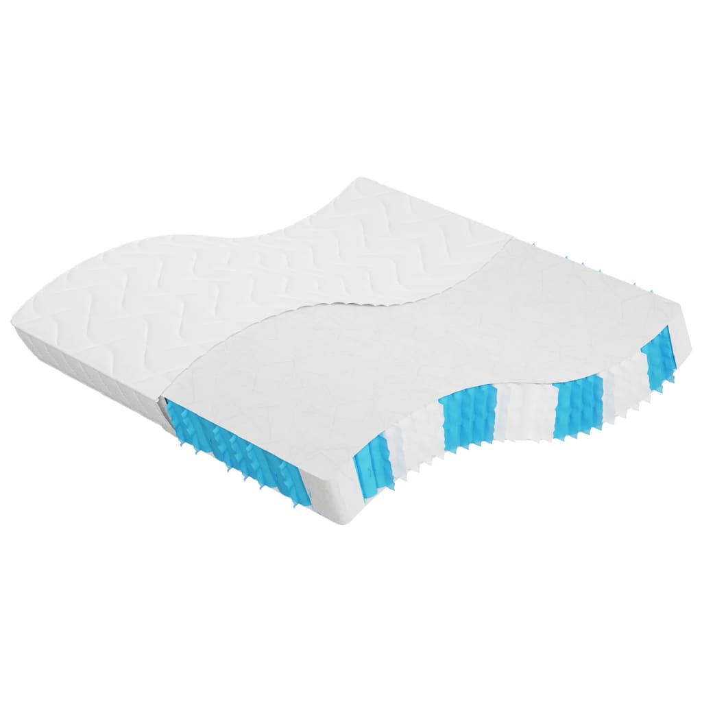 Materasso a Molle Insacchettate Medio Rigido 200x200 cm - homemem39